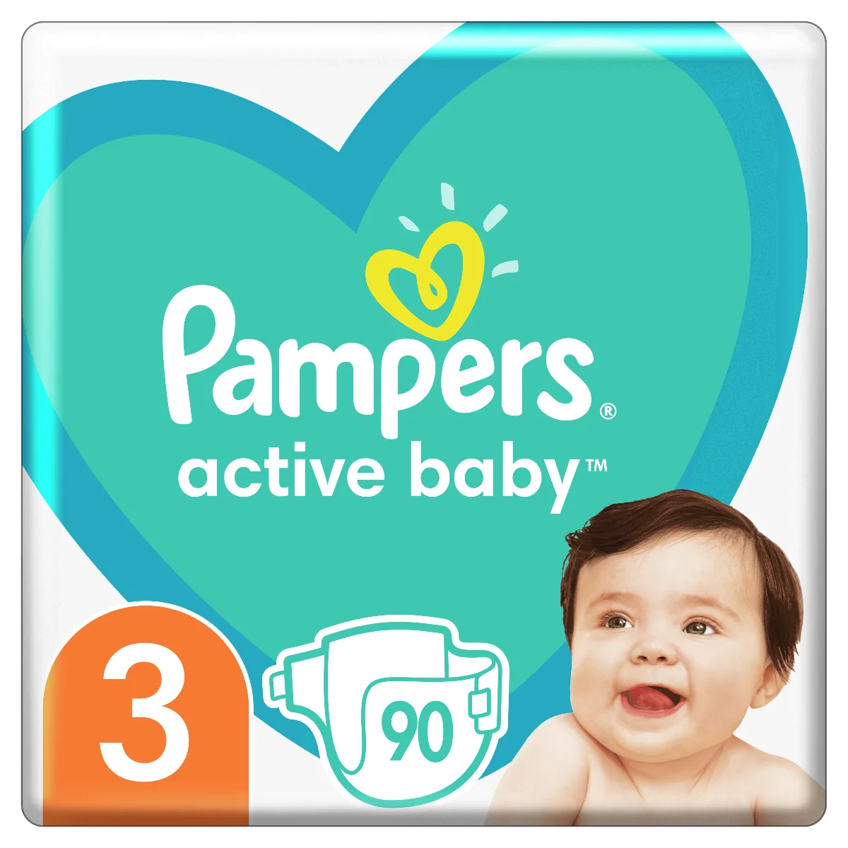 pampers active baby 4 50 sztuk