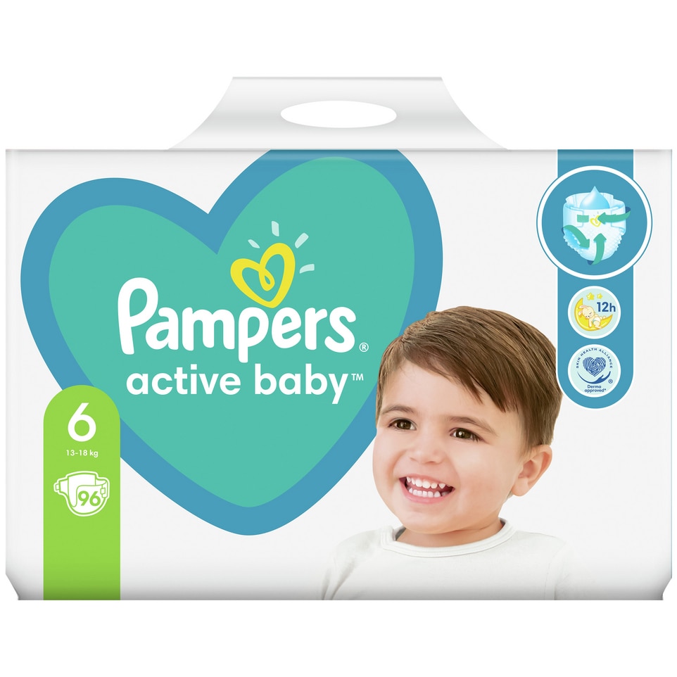 pampers roz 6 active baby dry 43 szt