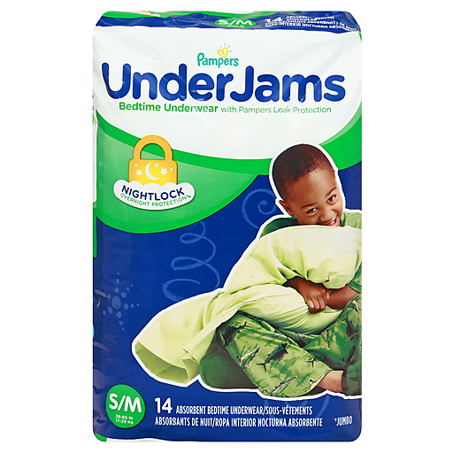 pampers underjams s m