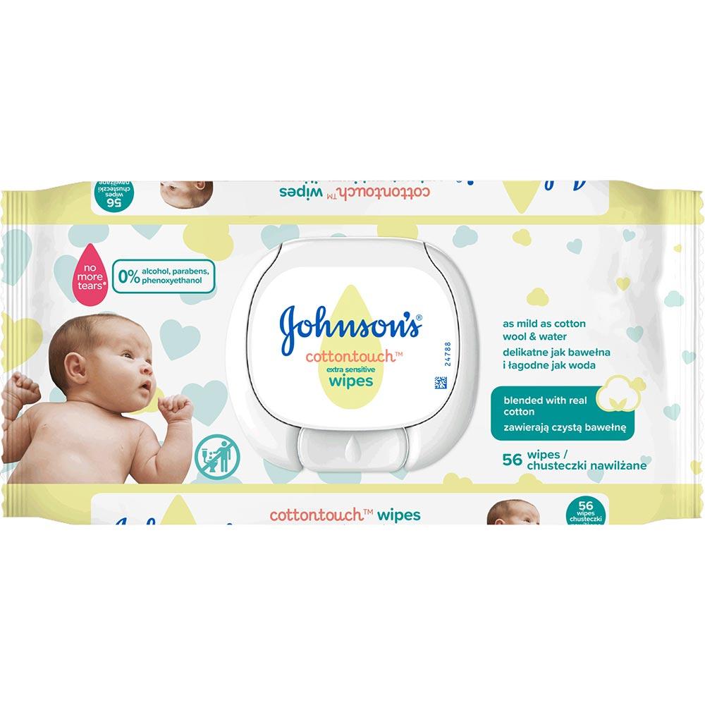 chusteczki nawilżane dla niemowląt johnsons baby