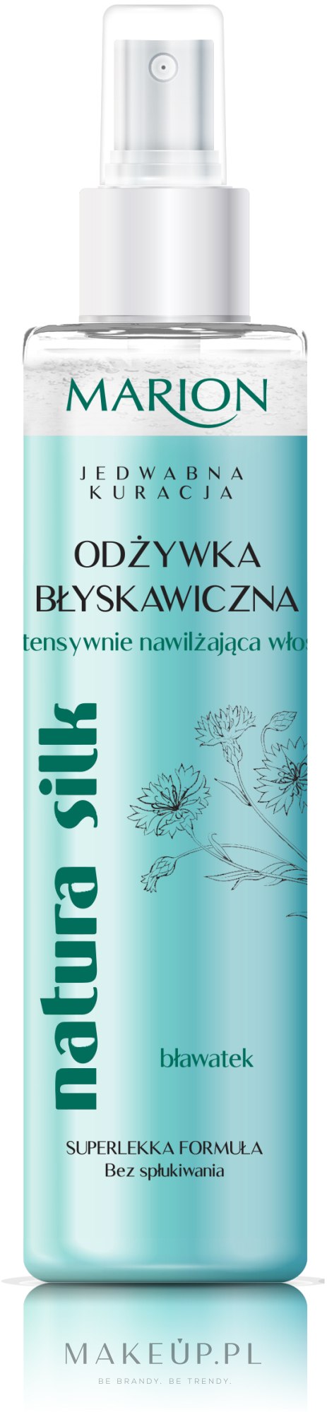 marion natura silk błyskawiczna odżywka do włosów intensywnie nawilżająca