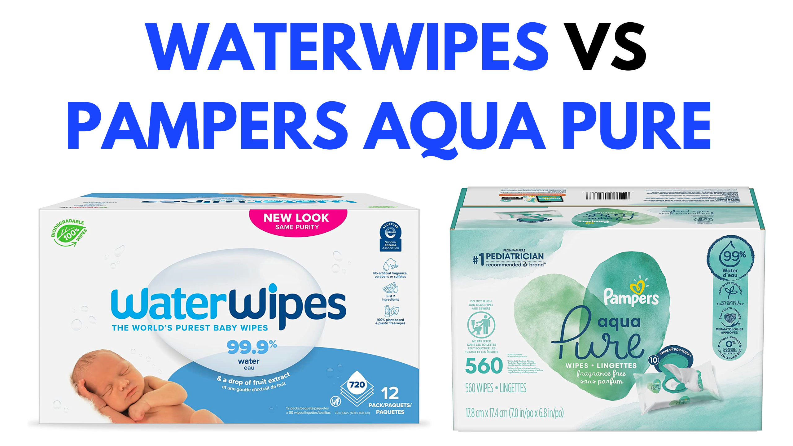 waterwipes vs pampers pure