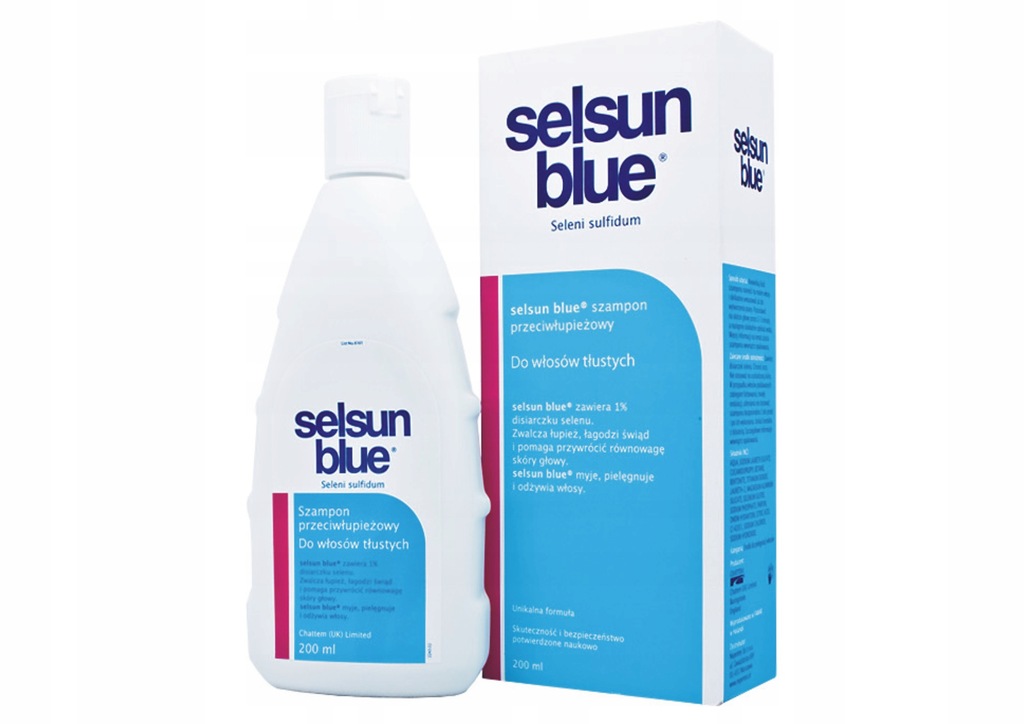 selsun blue szampon do włosów tłustych 200 ml