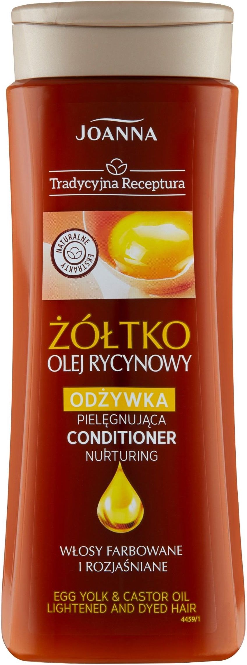 odżywka do włosów olej żółtko