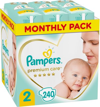 pampers premium care pieluchy jednorazowe rozmiar 2 mini 240