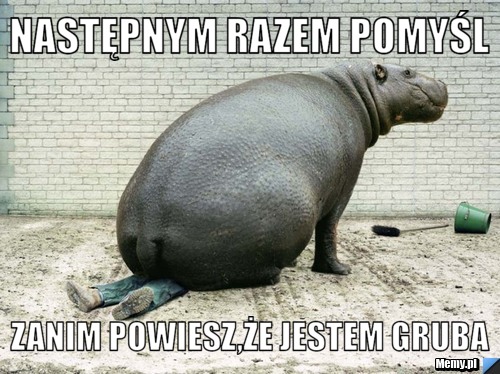 memy ale jestem gruba bo szampon spływa po moim ciele