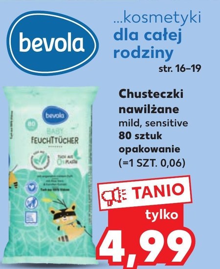 bevola chusteczki nawilżane