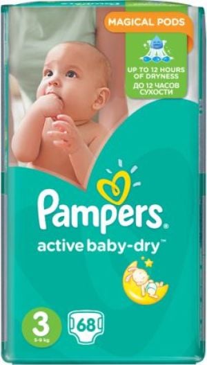 pampersy pampers 3 68 szt