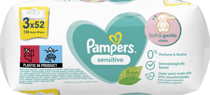 chusteczki pampers sensitive fragrance free rossmann