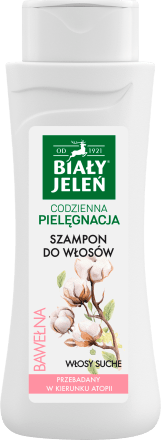 bialy jelen szampon dla skury tlustej