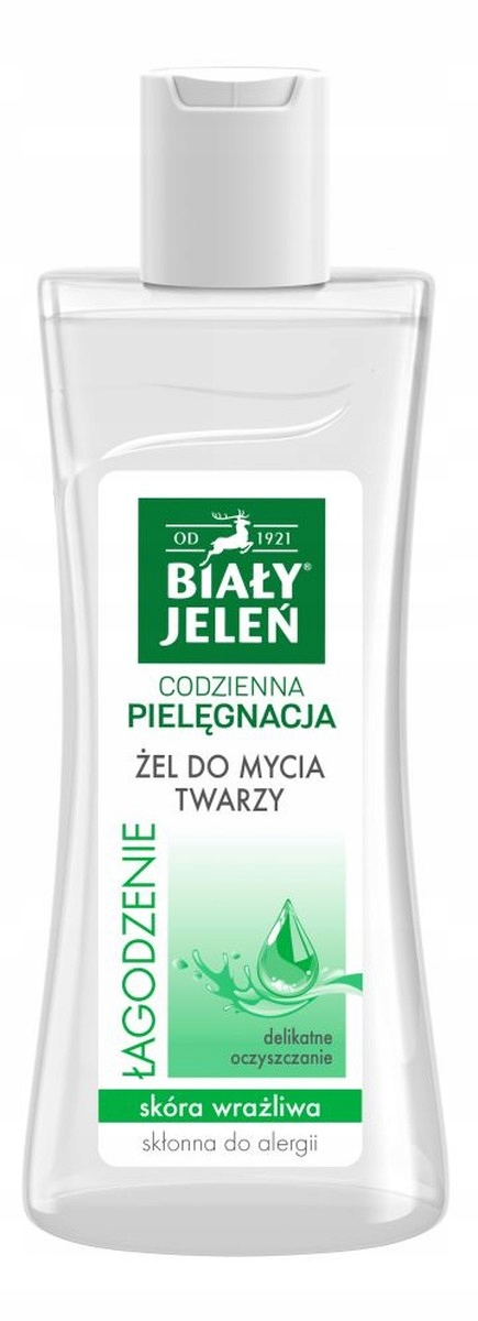 biały jeleń pianka do twarzy