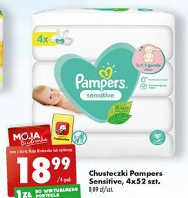 biedronka chusteczki nawilżane pampers