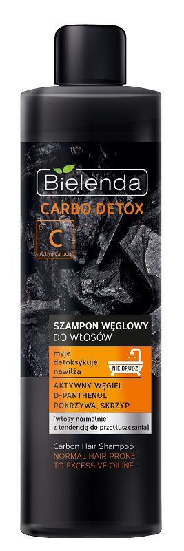 bielenda carbo detox hair shampoo szampon węglowy do włosów włosy