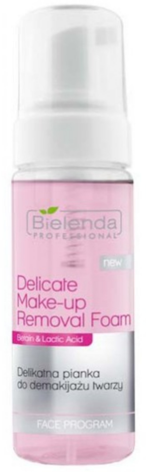 bielenda professional pianka delikatna do demakijażu twarzy 160 ml