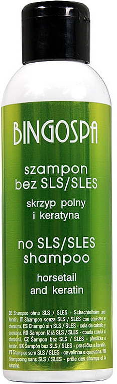 bingospa szampon wzmacniający keratyna olejek bombasu