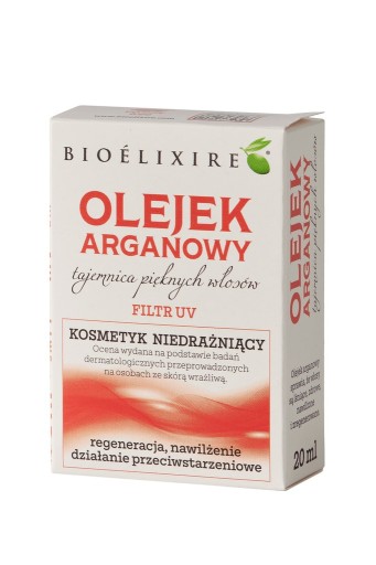 bioelixire argan oil olejek arganowy do włosów