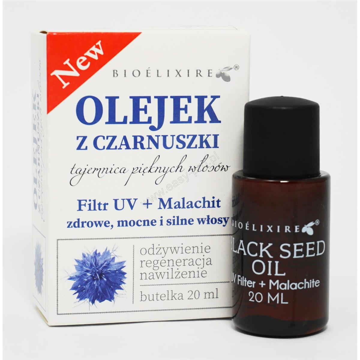 bioelixire olejek z czarnuszki do włosów