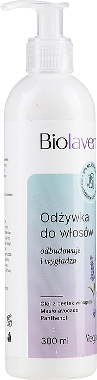 biolaven odbudowująco-wygładzająca odżywka do włosów