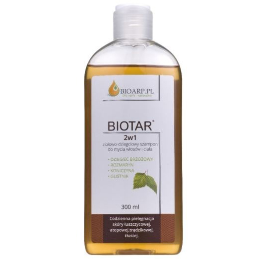 biotar szampon z ekstraktem biosiarki i dziegcia brzozowego