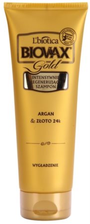 biovax glamour argan & złoto 24k szampon