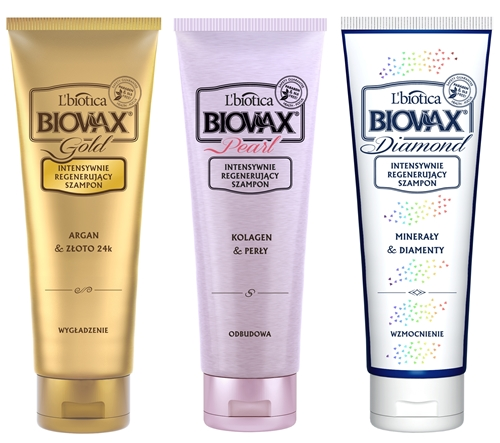 biovax glamour argan & złoto 24k szampon