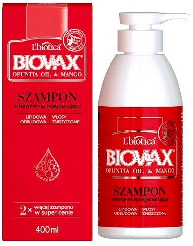 biovax opuntia oil & mango szampon 400ml