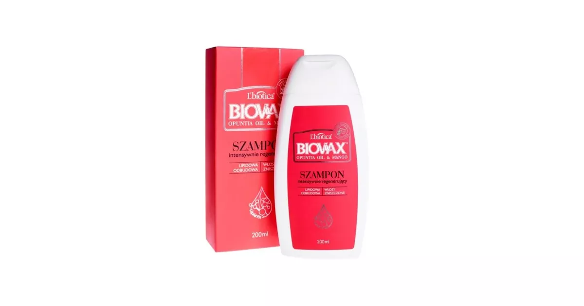 biovax opuntia oil & mango szampon do włosów skład