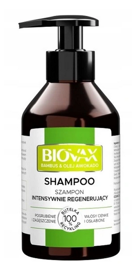 biovax regenerujący szampon argan makadamia kokos