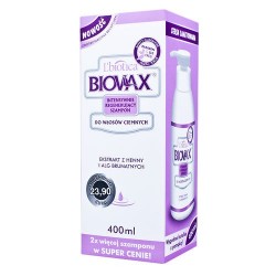 biovax szampon do włosów ciemnych 400 ml