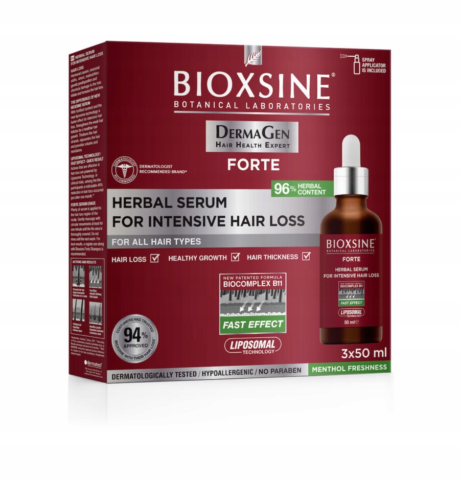 bioxsine forte szampon cena