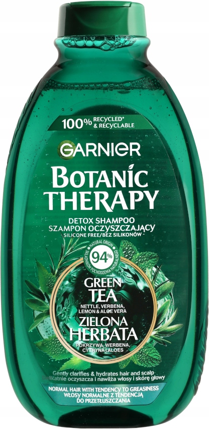 botanic therapy szampon zielona herbata