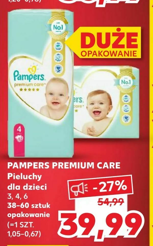 kaufland promocja pampers