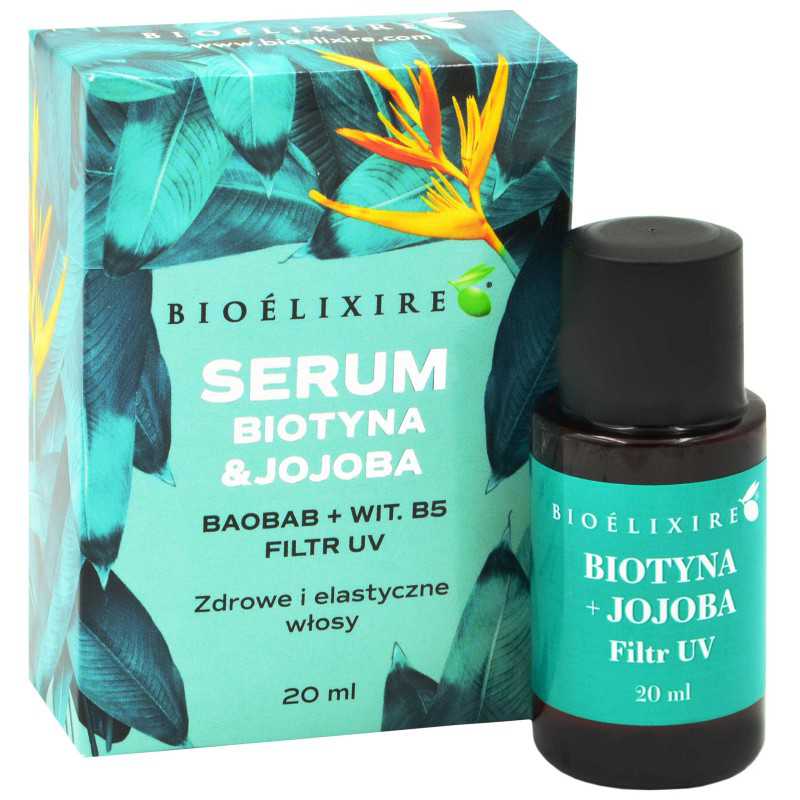 olejek jojoba do włosów bioelixire