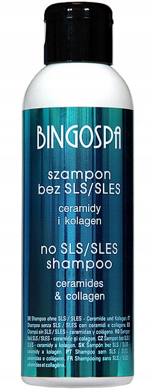 szampon bez sles sls z keratyną bingospa