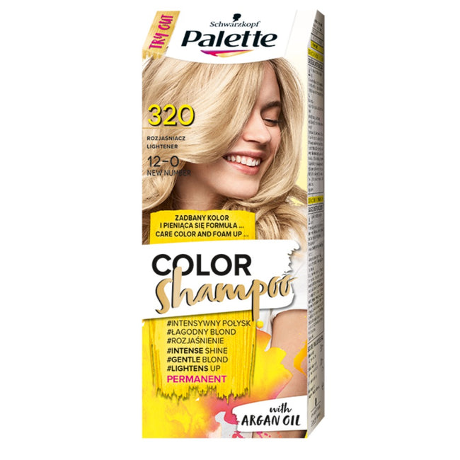 schwarzkopf palette color shampoo szampon koloryzujący do 24 myć blond