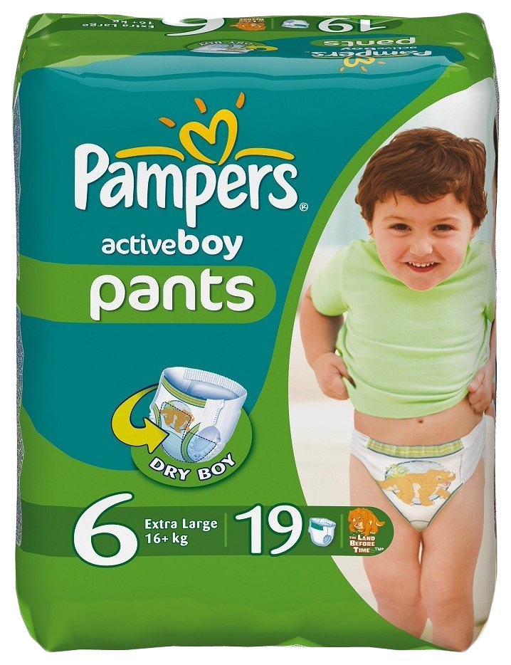 pampers active boy