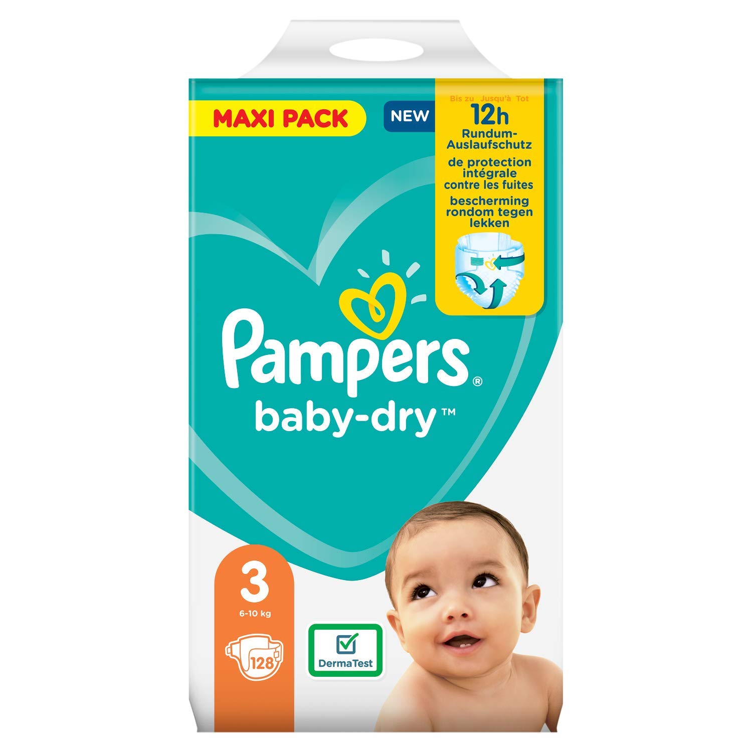 pampers baby dry 3 jakie wymiary