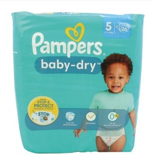 pieluchy pampers baby dry