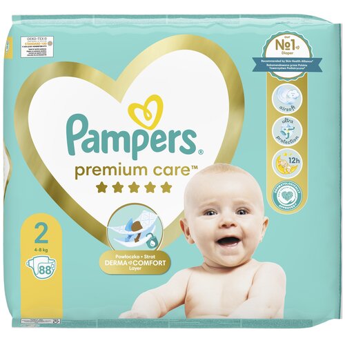 pieluszki pampers premium care newborn 2-5 kg 88 szt