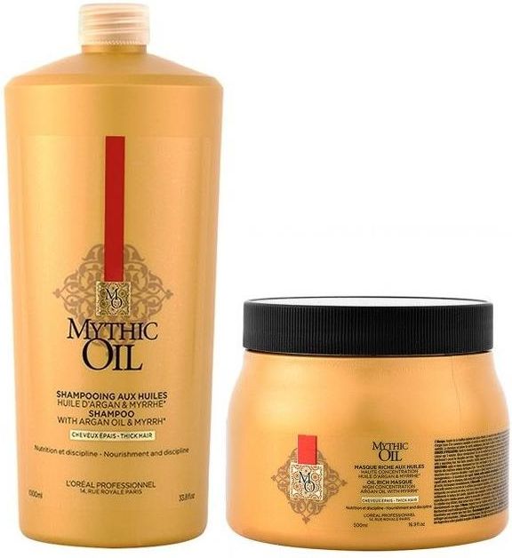 loreal mythic oil szampon 1000ml odzywka 1000ml