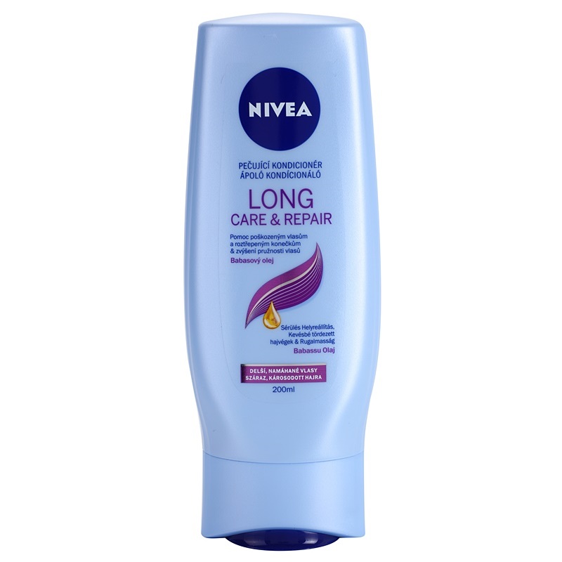 nivea odżywka do włosów long repair