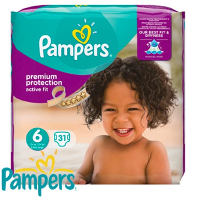 active fit pampers size 6