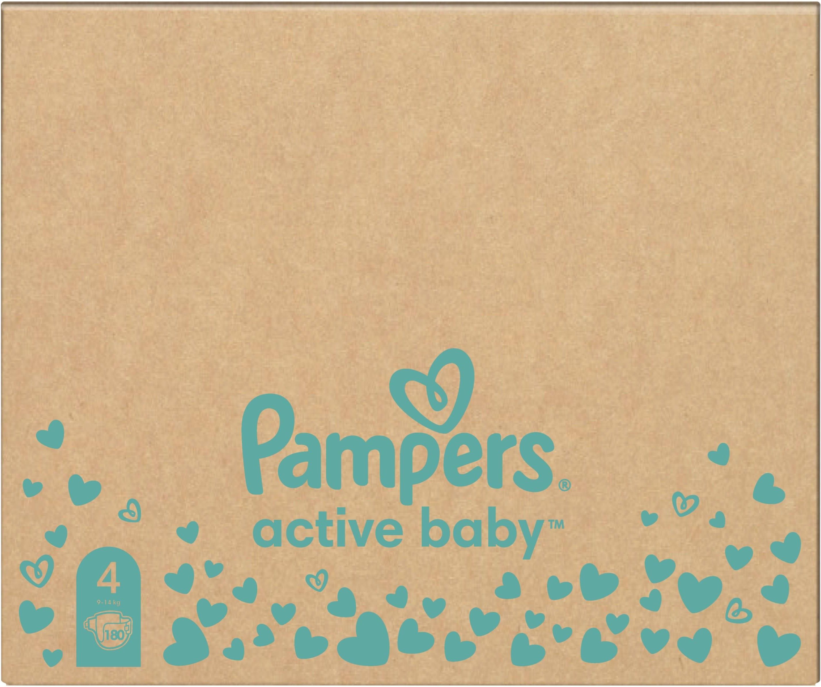 ceneo pampers active 4