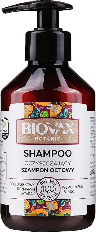 biovax szampon libiotica oczyszczający do włosów