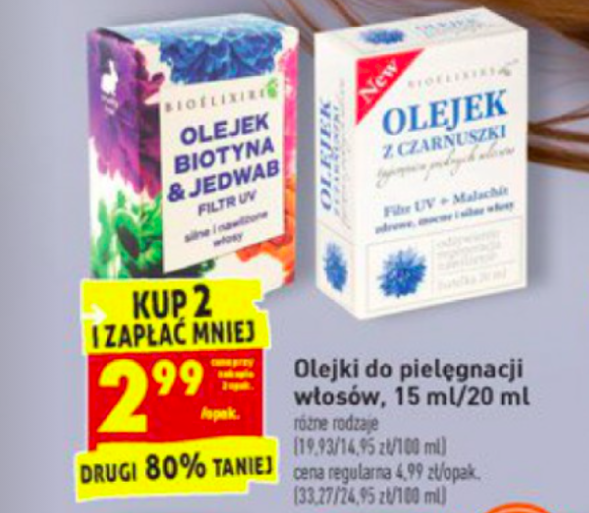 olejek z jojoba do włosów z biedronki