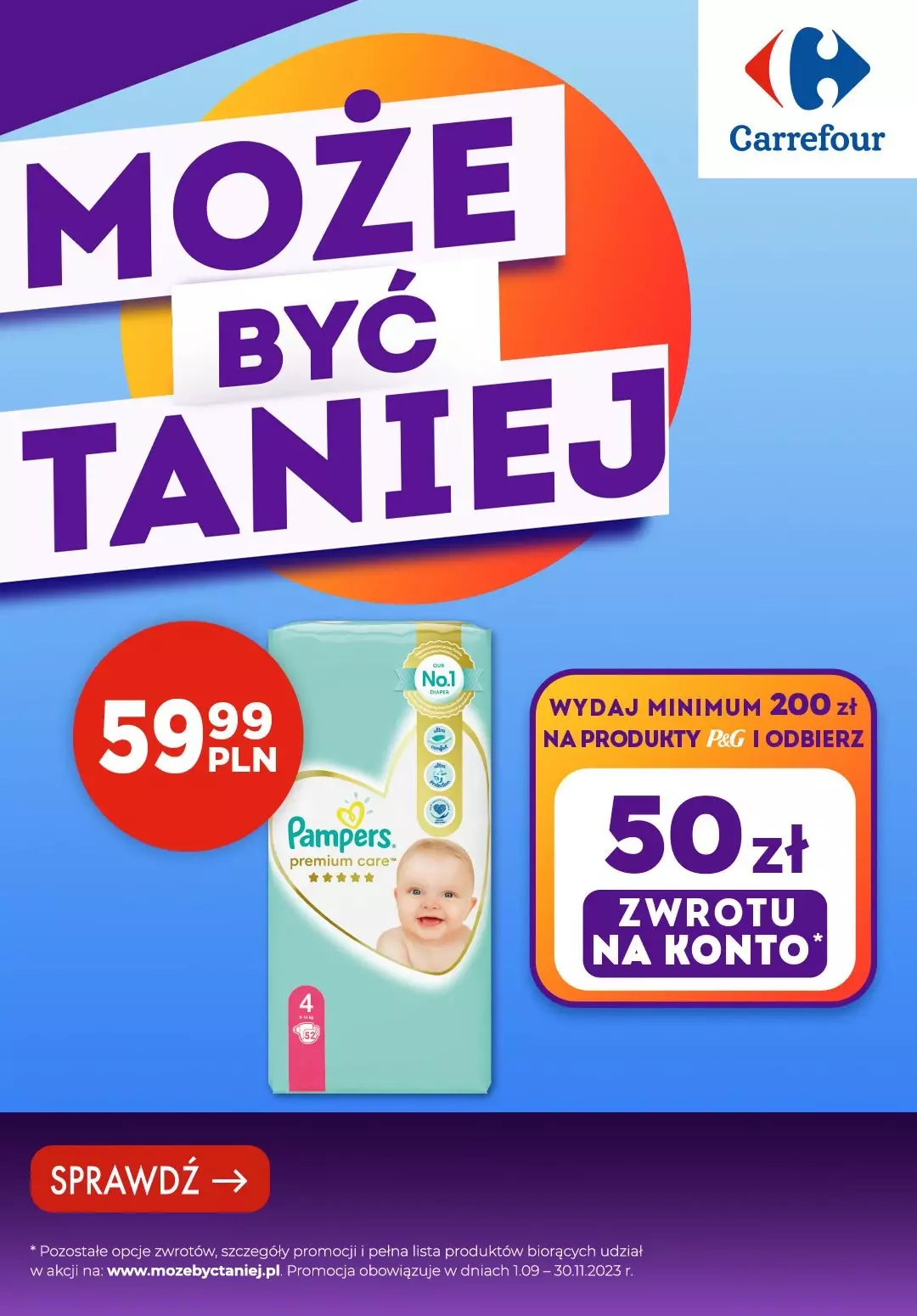 promocja pampers carrefour