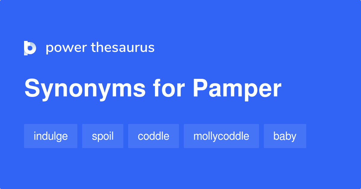 pamper synonym