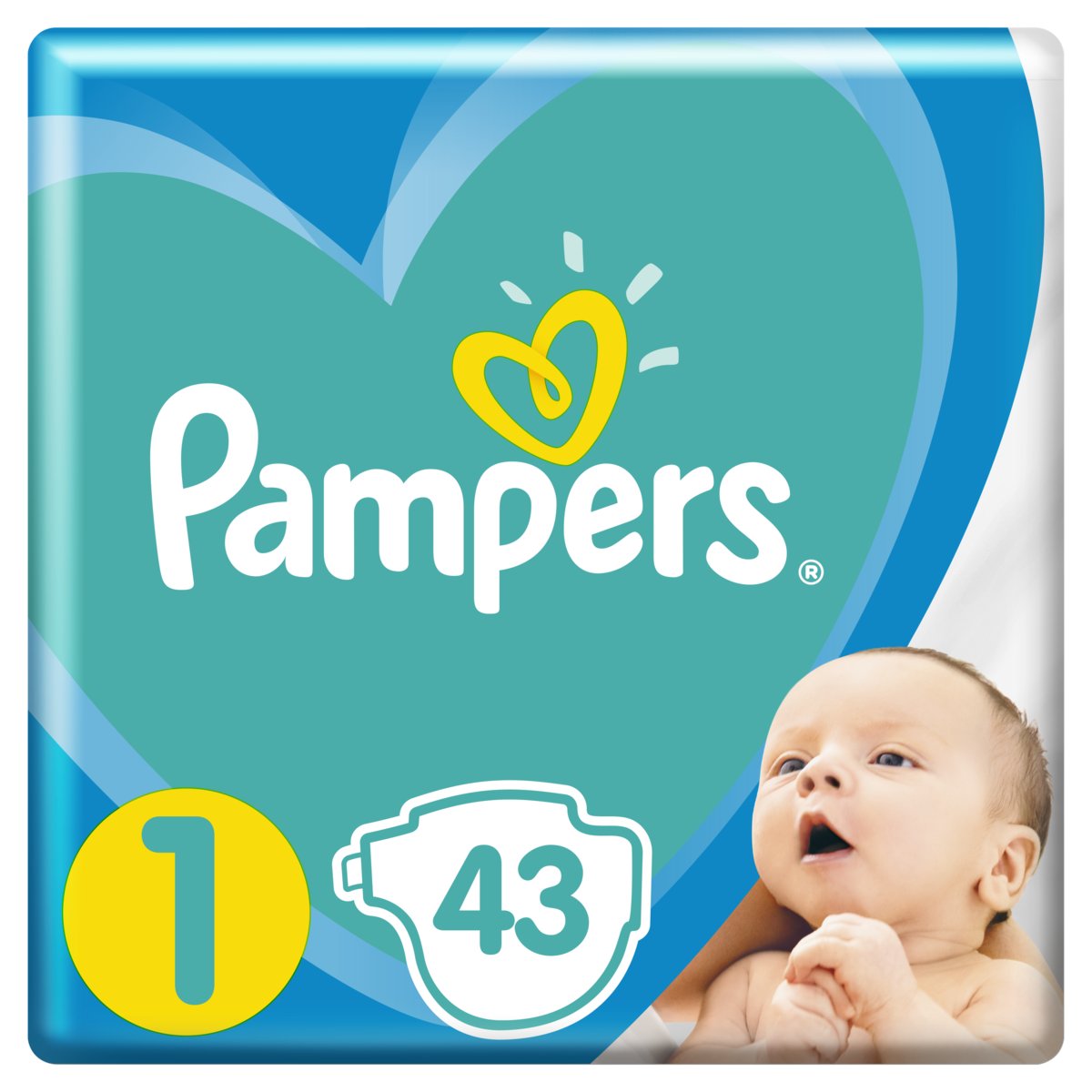 pampers 1 2-5 kg cena 43 szt