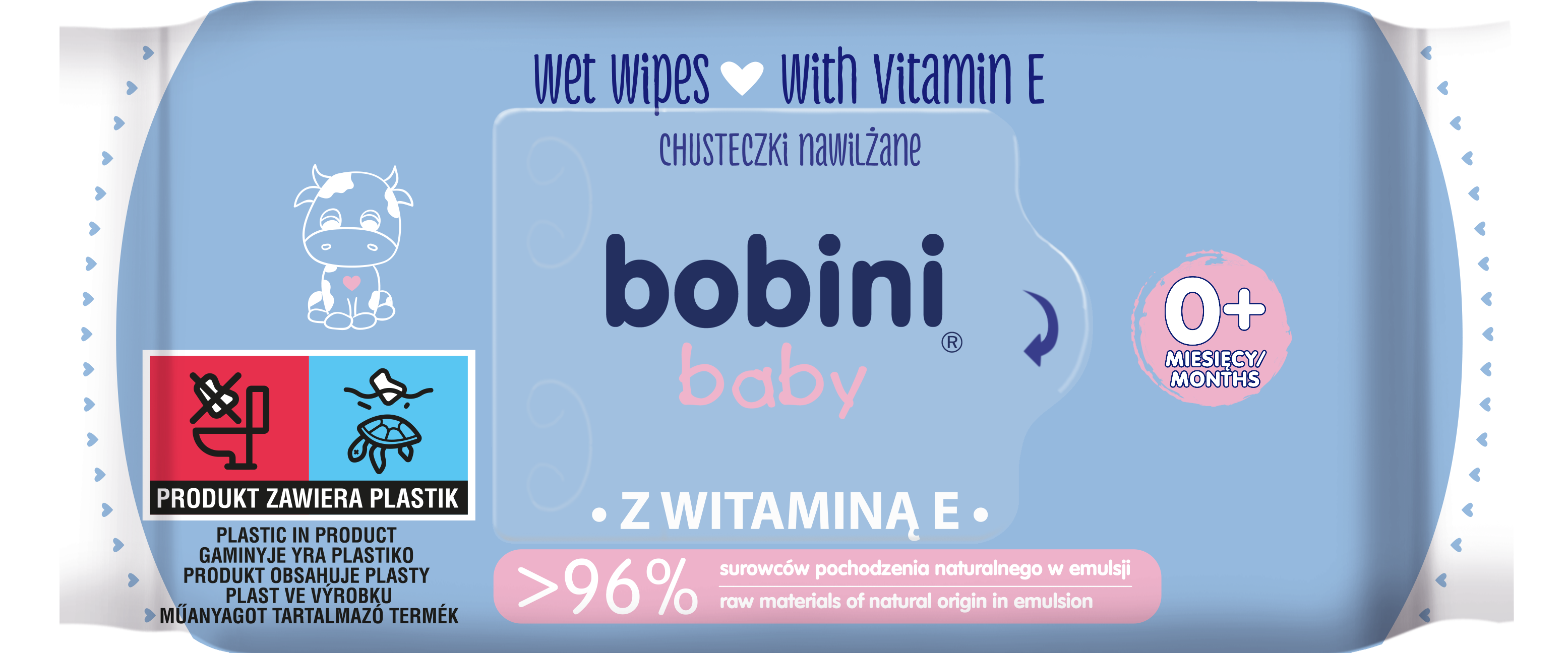 bobini baby chusteczki nawilżane dla niemowląt hebe