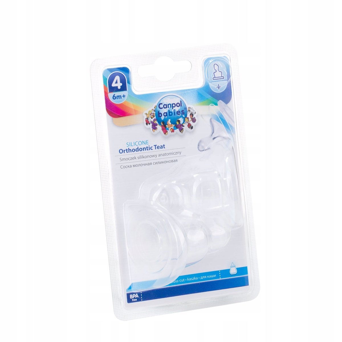 Canpol Babies Toys Lateksowy smoczek ortodontyczny 18m+